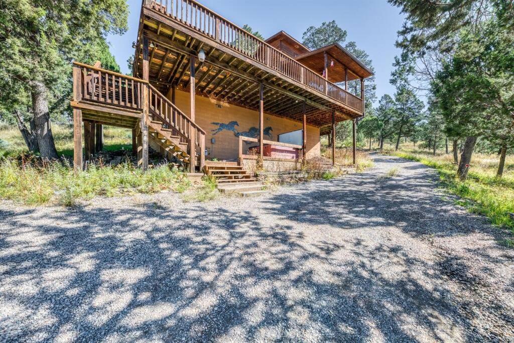 Perk Canyon Hidden Acres-Hot Tub-Gas Fireplace Ruidoso Exterior photo